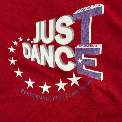 Just Dance Sweatshirt Red with Purple Sparkle - TECOMPS