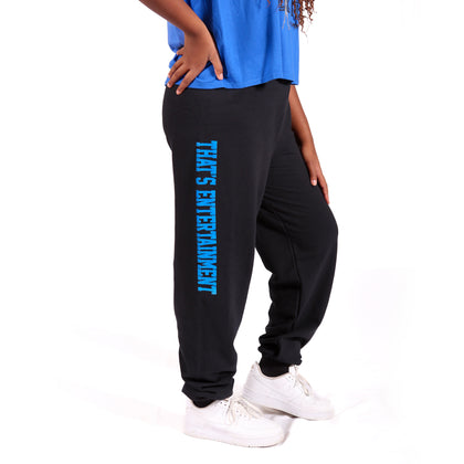TE Black & Blue Sweatpants - TECOMPS