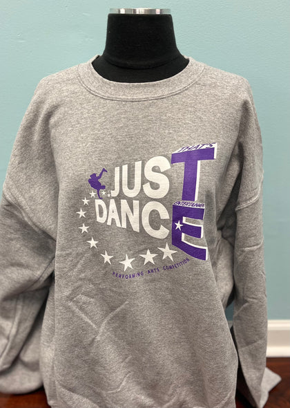TE Just Dance Grey Sweatshirts with Purple - TECOMPS