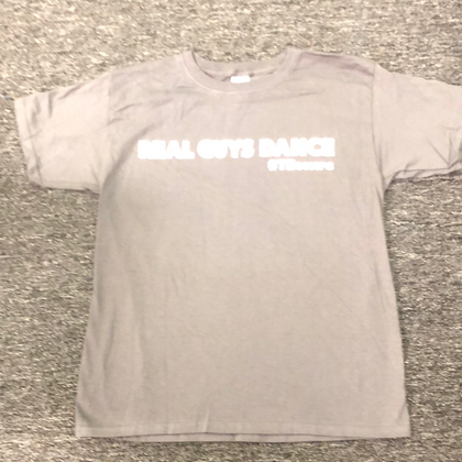 Real Guys Dance Grey T-Shirts - TECOMPS