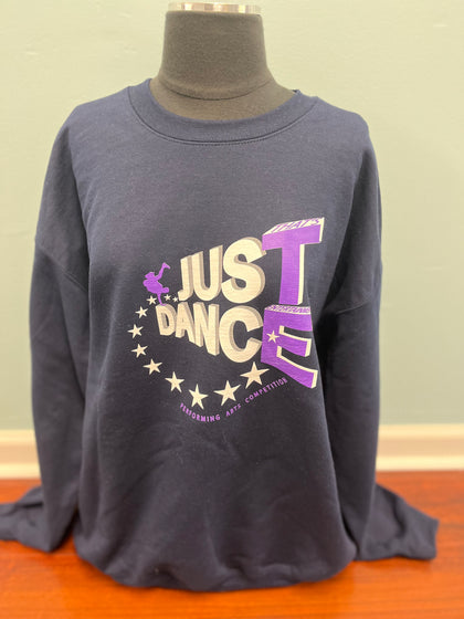 TE Just Dance Sweatshirts Navy w/ Purple - TECOMPS