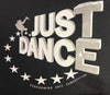 Just Dance silver hoodie with sparkle