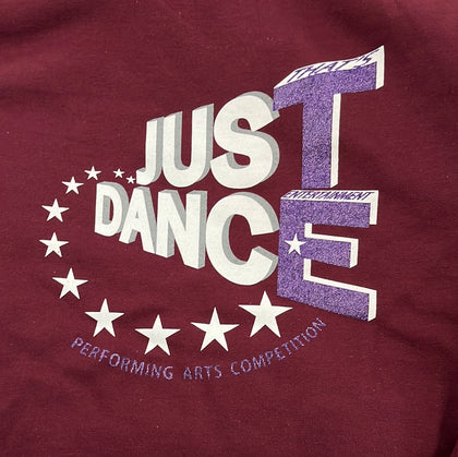 Just Dance Sweatshirt Burgundy/Purple Sparkle - TECOMPS