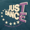 Just Dance Sweatshirt Teal/Purple Sparkle