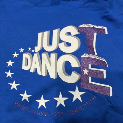 Just Dance Royal Blue Sweatshirts w/Purple Sparkles - TECOMPS