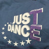 Just Dance Lite Blue w/Purple Sparkles Sweatshirt