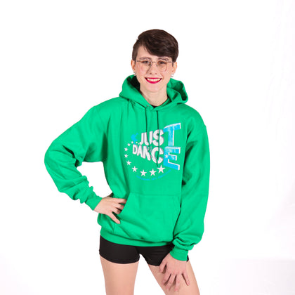 TE Just Dance Hoodie Green with Blue - TECOMPS