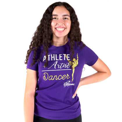 Athlete + Artist = Dancer T-Shirt - TECOMPS