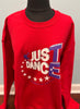 TE Just Dance Sweatshirt Red with Purple