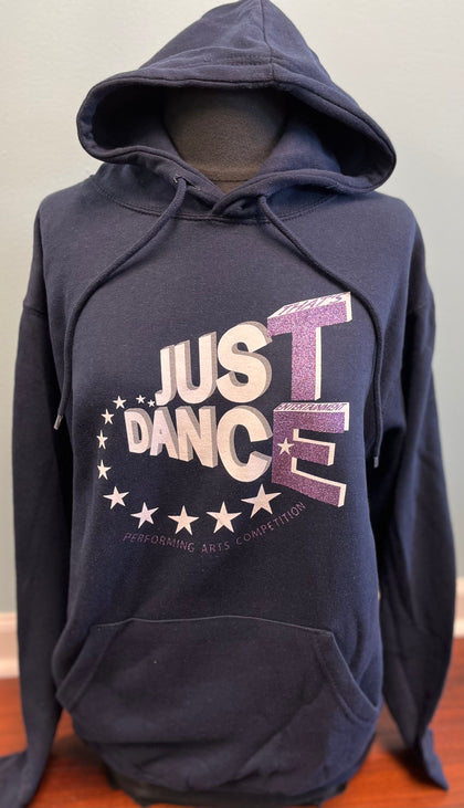 TE Just Dance Hoodie Navy with Purple Sparkles - TECOMPS
