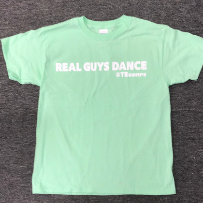 Real Guys Dance Teal Green T-Shirts - TECOMPS