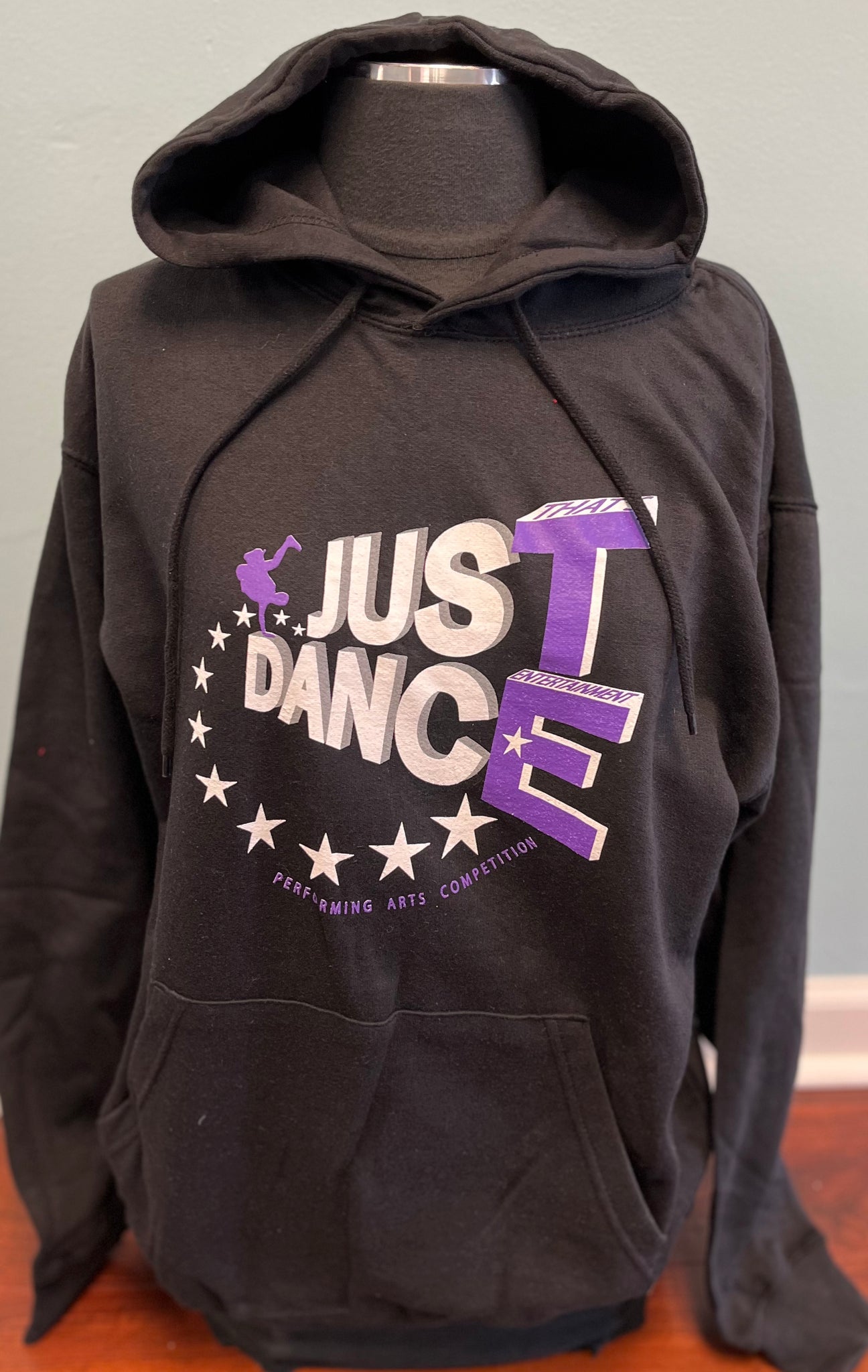 TE Just Dance Hoodie Black w/ Purple