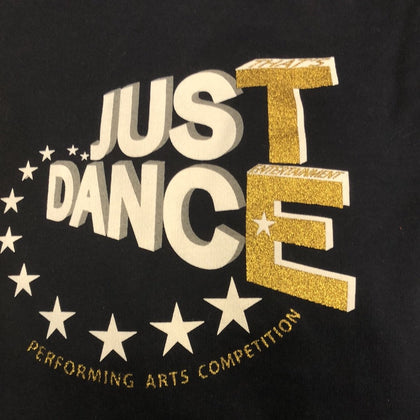 TE Just Dance Hoodie Navy w Gold Sparkles - TECOMPS