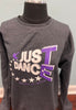 TE Just Dance Sweatshirt Charcoal w/ Purple